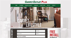 Desktop Screenshot of carpetoutletplus.com